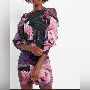 NWT floral mini dress